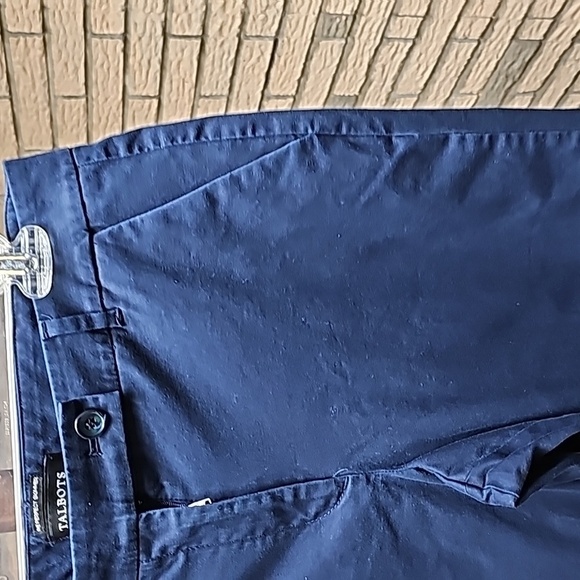 Talbots Perfect Skimmer Pant Navy Sz 10 Excellent - Picture 3 of 12